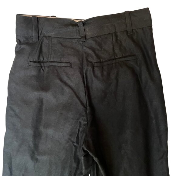 Aritzia Wilfred Linen Blend Effortless Pant • Black • US 2 - Picture 8 of 13